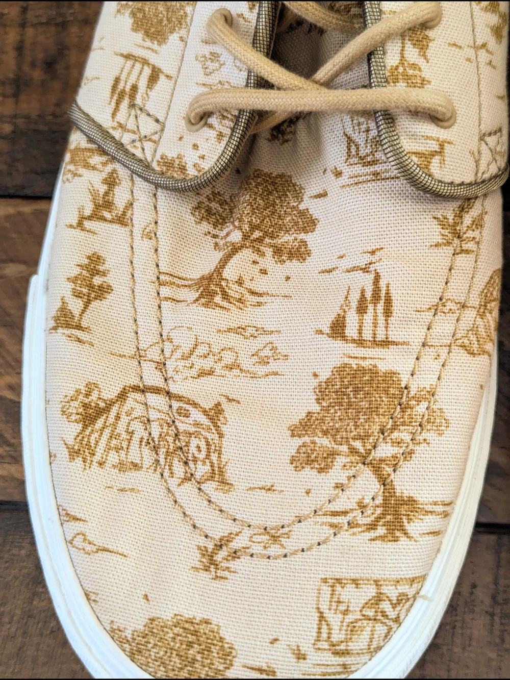 Nike SB Zoom Janoski OG+ PRM City Of Style Sesame Gold FD6641-200 Mens Size 12